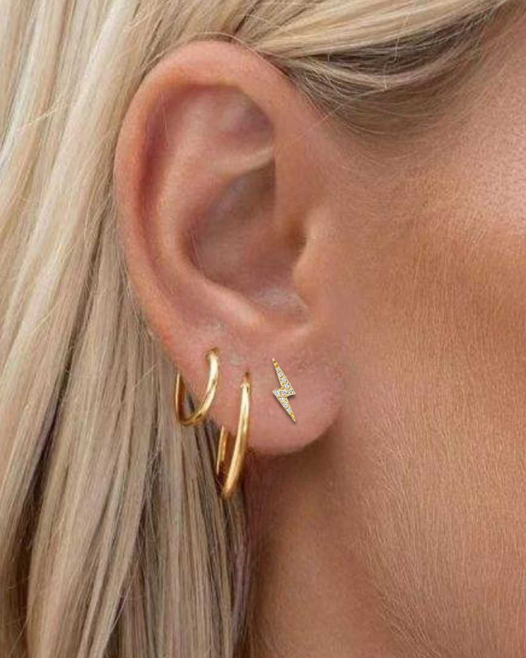 Sofia tynde øreringe  hoops