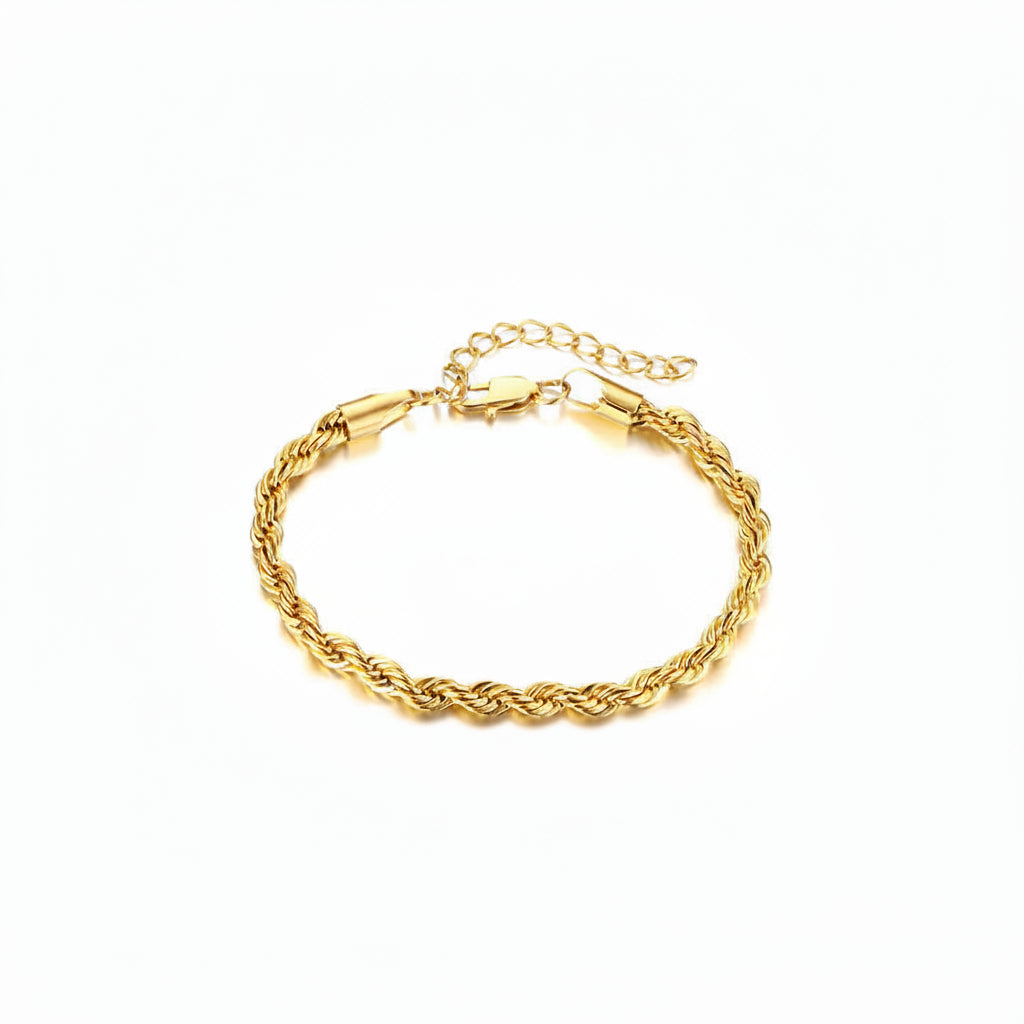 Ruth Snoet Rope guldarmbånd – Lilu Studio