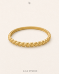 Bangle armbånd snoet forgyldt – Tove