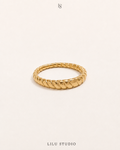 Ring snoet band forgyldt – Vira