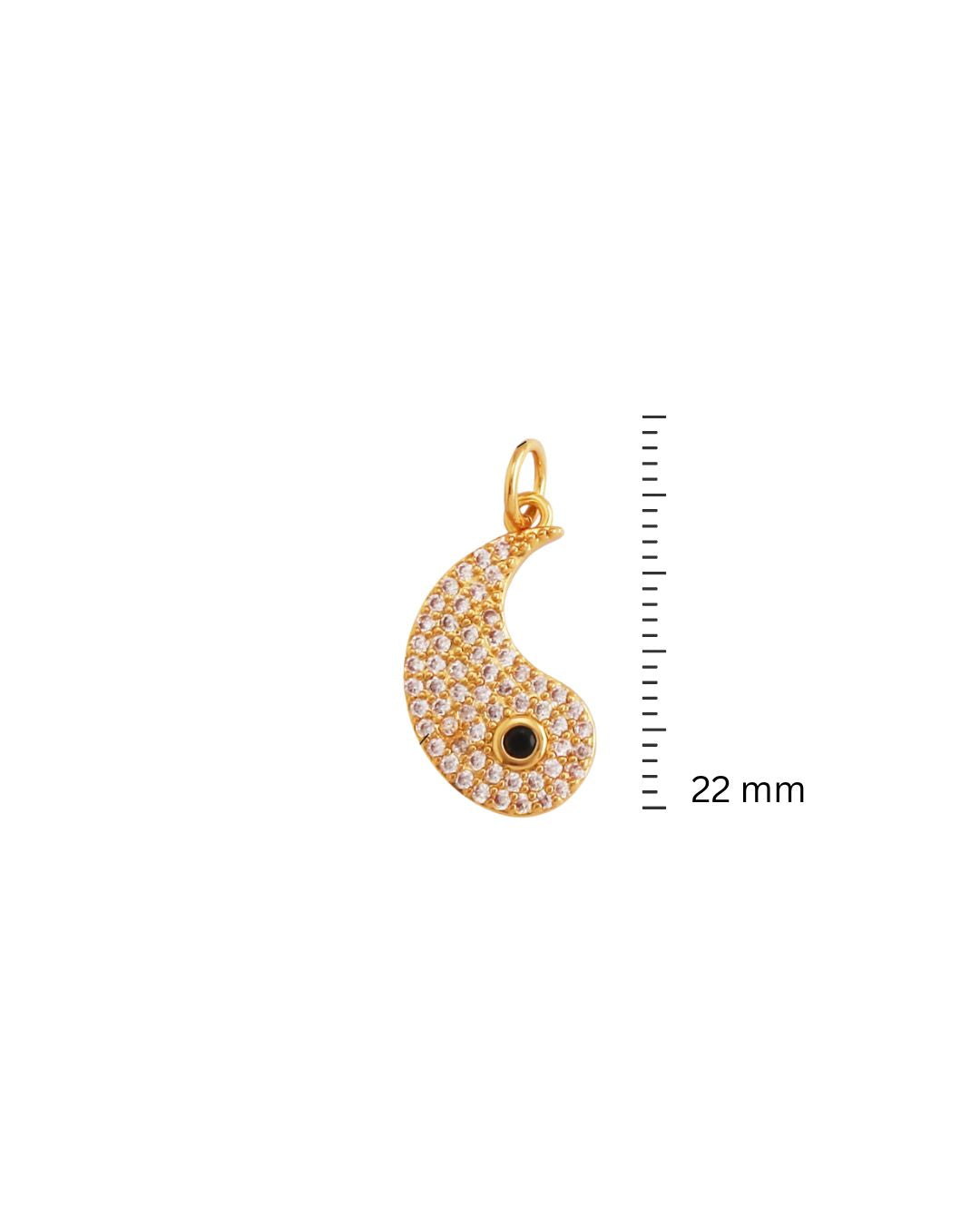Yin Yang charm vedhæng til smykker